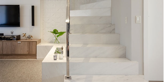 marble stairs home decoration
